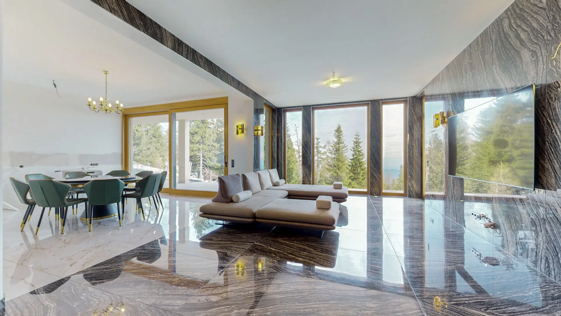 Ferienhaus-Zweitwohnsitz-Luxus-Blockhaus-Holz-Marmor-Turracher Höhe-Chalet (20)
