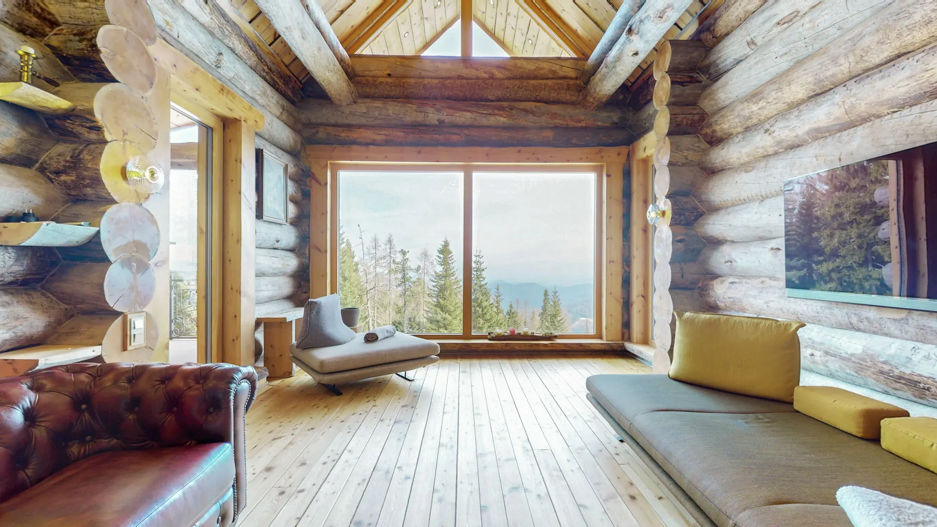 Ferienhaus-Zweitwohnsitz-Luxus-Blockhaus-Holz-Marmor-Turracher Höhe-Chalet (8)